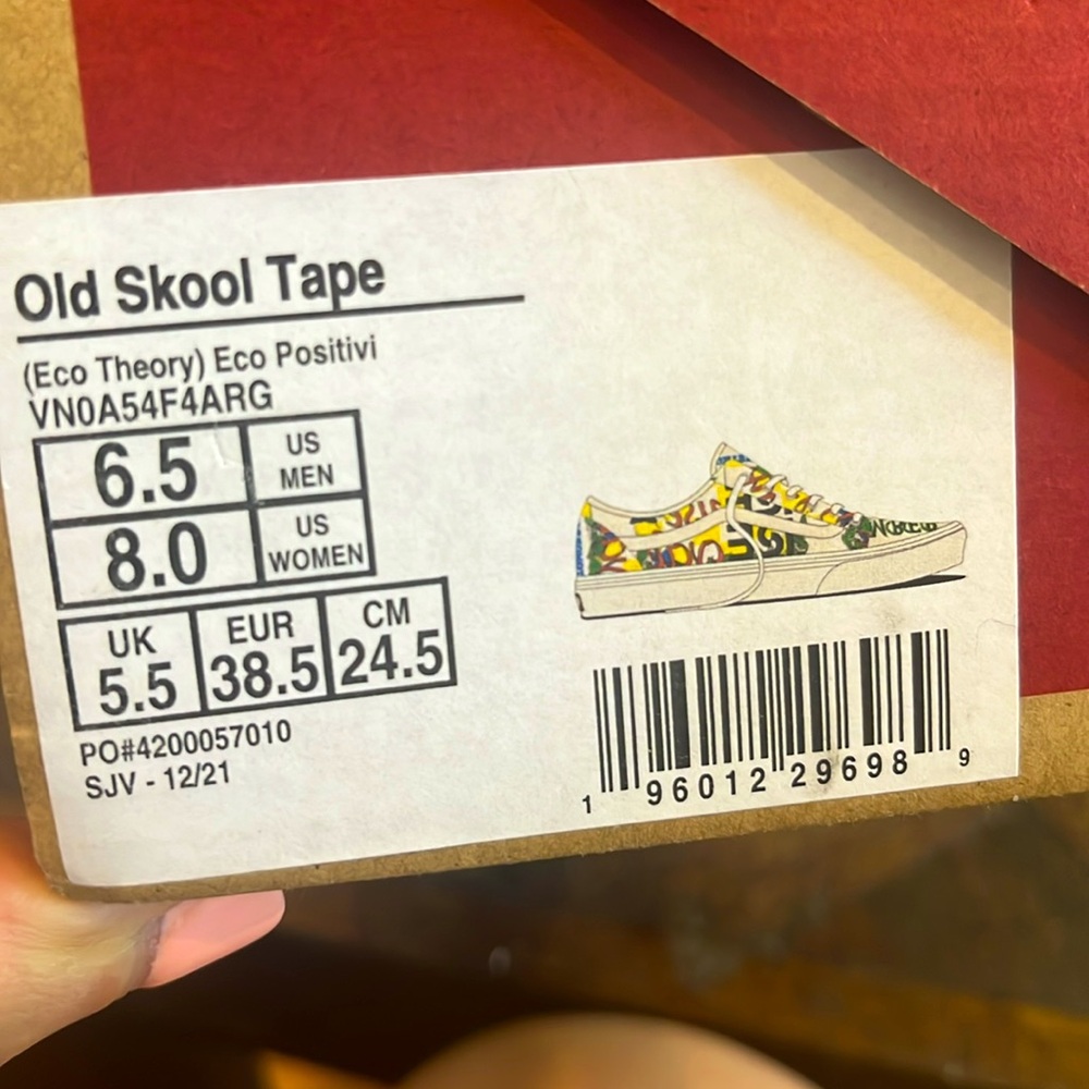 COPY - NWT Vans “Old School Tape” Sneakers Women’s 8, Men’s 6.5 New with Tag & … - Picture 5 of 14
